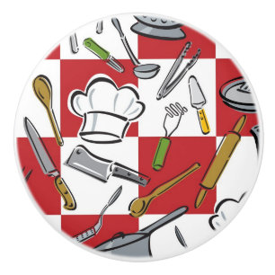 Bouton De Porte En Céramique Contrôle d'outils de cuisine