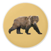 Bouton De Porte En Céramique Cook bear (Devant)