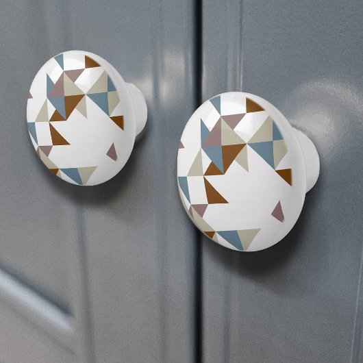 Bouton De Porte En Céramique Cool Geometric Cabinet Knob