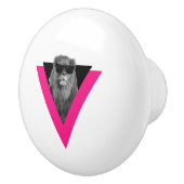 Bouton De Porte En Céramique Cool Lion Ceramic Knob (Droite)