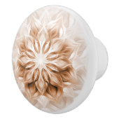 Bouton De Porte En Céramique Copper 3D Shiny Mandala (Droite)