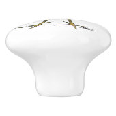 Bouton De Porte En Céramique Coq fou (Côté)