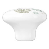 Bouton De Porte En Céramique Coques de mer (Côté)
