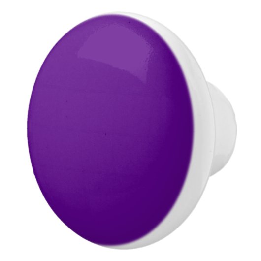 Bouton De Porte En Céramique Couleur d'accentuation violette prête à Customiser (Droite)