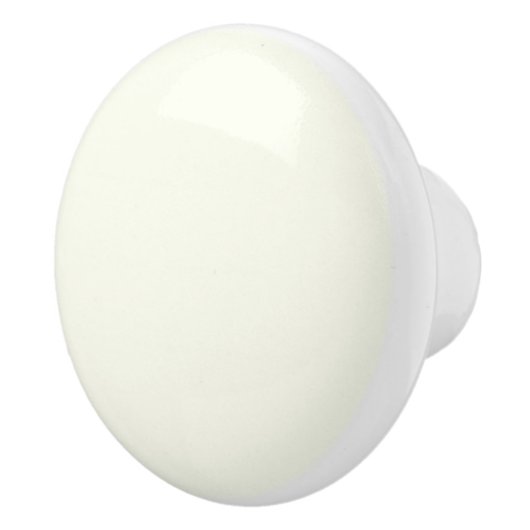 Bouton De Porte En Céramique Couleur solide ivoire (Droite)