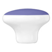 Bouton De Porte En Céramique Couleur uni violet bleu (Côté)