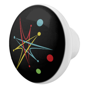 Bouton De Porte En Céramique Couleurs personnalisées de point rétroactif de l