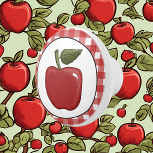 Bouton De Porte En Céramique Country Apple Cuisine en Céramique bouton