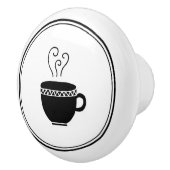 Bouton De Porte En Céramique Coupe du café (Droite)