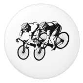 Bouton De Porte En Céramique Course à vélo (Devant)