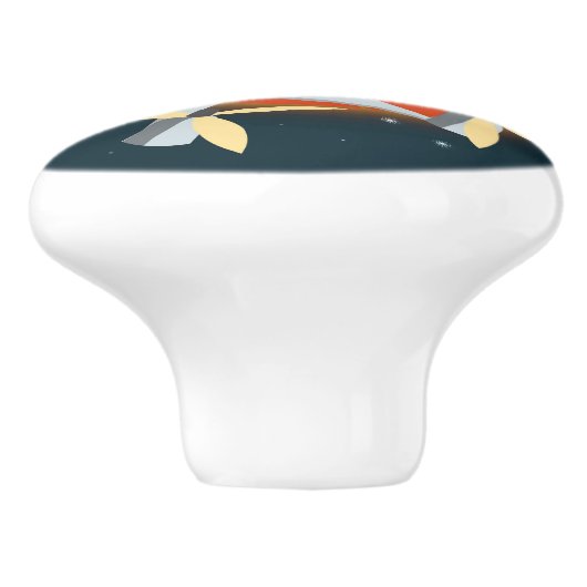 Bouton De Porte En Céramique Course de drones (Côté)