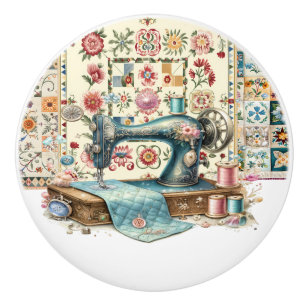 Bouton De Porte En Céramique Couture