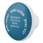 Bouton De Porte En Céramique Créez votre propre (Droite)