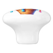 Bouton De Porte En Céramique Crème glacée attrayante (Côté)