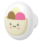 Bouton De Porte En Céramique Crème glacée Kawaii (Droite)