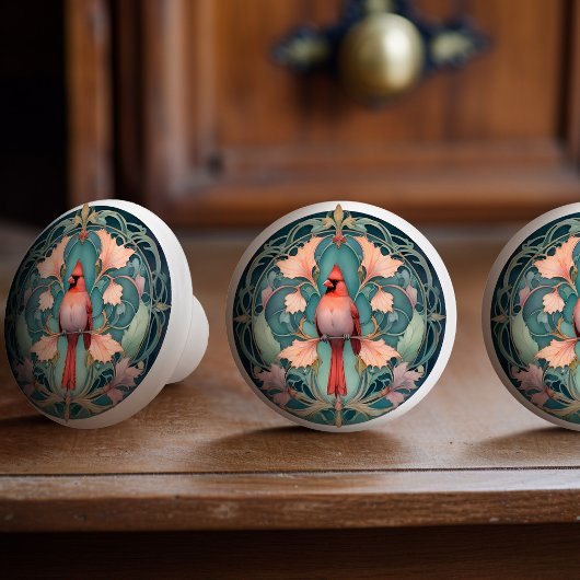 Bouton De Porte En Céramique Crimson Majesty Ceramic Knob Pull