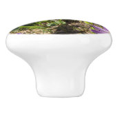 Bouton De Porte En Céramique Crocus de printemps mignons (Côté)