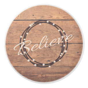 Bouton De Porte En Céramique Croire