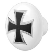 Bouton De Porte En Céramique Croix teutonique (Droite)