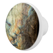 Bouton De Porte En Céramique Crystal Geode Labradorite Healing Crystals (Droite)