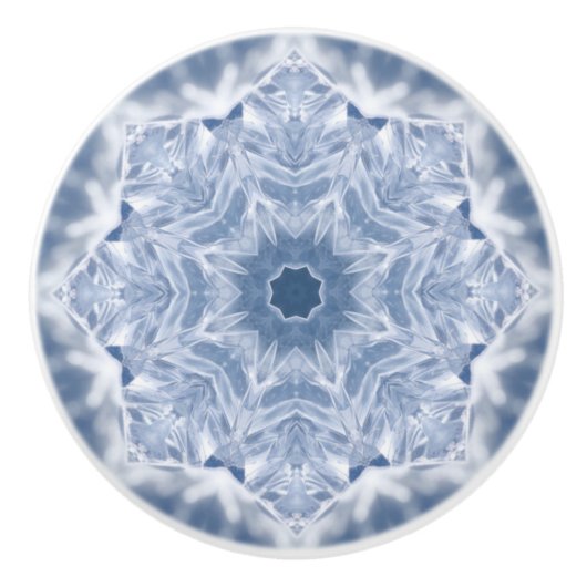 Bouton De Porte En Céramique Crystal Mandala (Devant)