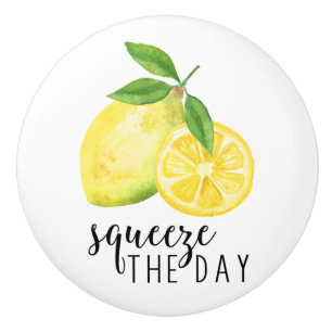 BOUTON DE PORTE EN CÉRAMIQUE CUISINE MODERNE LEMON PUN