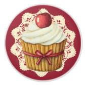 Bouton De Porte En Céramique Cupcake Drawer Knower (Devant)