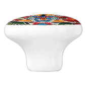 Bouton De Porte En Céramique Cute artisanat mexicain (Côté)