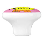 Bouton De Porte En Céramique Cute Chick Thunder_Cove (Côté)