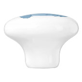 Bouton De Porte En Céramique Cute Chubby Cartoon Whale (Côté)