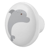 Bouton De Porte En Céramique Cute dauphin en céramique (Droite)