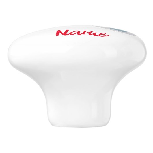 Bouton De Porte En Céramique Cute Dinosaur Paire Thunder_Cove (Côté)