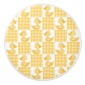 Bouton De Porte En Céramique Cute Ducks (Devant)