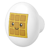 Bouton De Porte En Céramique Cute gaufre (Droite)