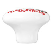 Bouton De Porte En Céramique Cute Gnome (Côté)