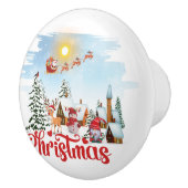 Bouton De Porte En Céramique Cute Gnome (Droite)