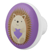 Bouton De Porte En Céramique Cute Hedgehog (Droite)