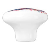 Bouton De Porte En Céramique Cute Kitty Chat (Côté)