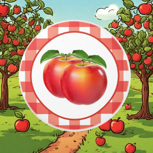Bouton De Porte En Céramique Cute red apple lovers kitchen decor