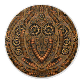 Bouton De Porte En Céramique Cuvette Vintage industrielle Steampunk