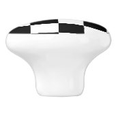 Bouton De Porte En Céramique Damier (Côté)