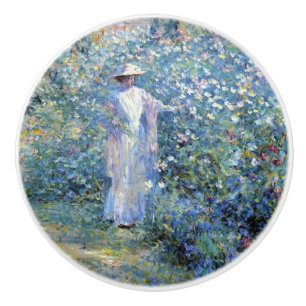 Bouton De Porte En Céramique Dans le jardin