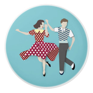 Bouton De Porte En Céramique Danse à voile