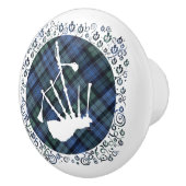 Bouton De Porte En Céramique Danse écossaise des Highlands (Droite)