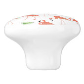 Bouton de porte en céramique d'aquarelle de (Côté)