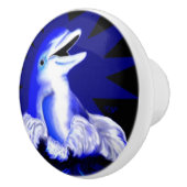 Bouton De Porte En Céramique Dauphin souriant (Droite)