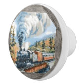 Bouton de porte en céramique de locomotive à (Droite)