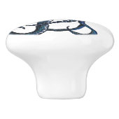 Bouton de porte en céramique de poulpe (Côté)