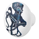 Bouton de porte en céramique de poulpe (Droite)