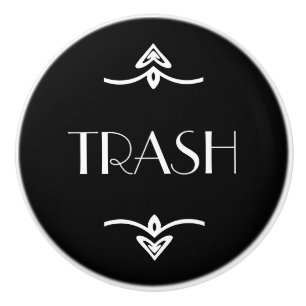 Bouton De Porte En Céramique Déchets